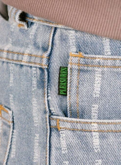 Pleasures Impact Pinstripe Denim Blue -Quality Fashion Clothing Store image 677