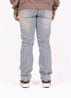 Pleasures Impact Pinstripe Denim Blue -Quality Fashion Clothing Store image 679