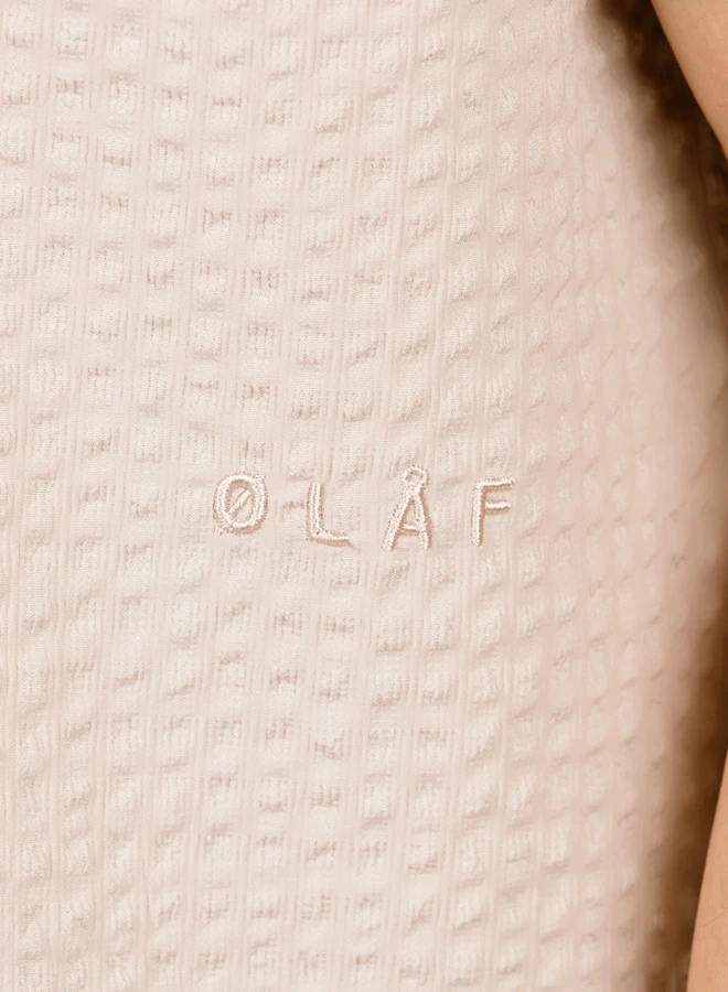 Olaf Hussein Seersucker Shirt SS Cement - Image 5