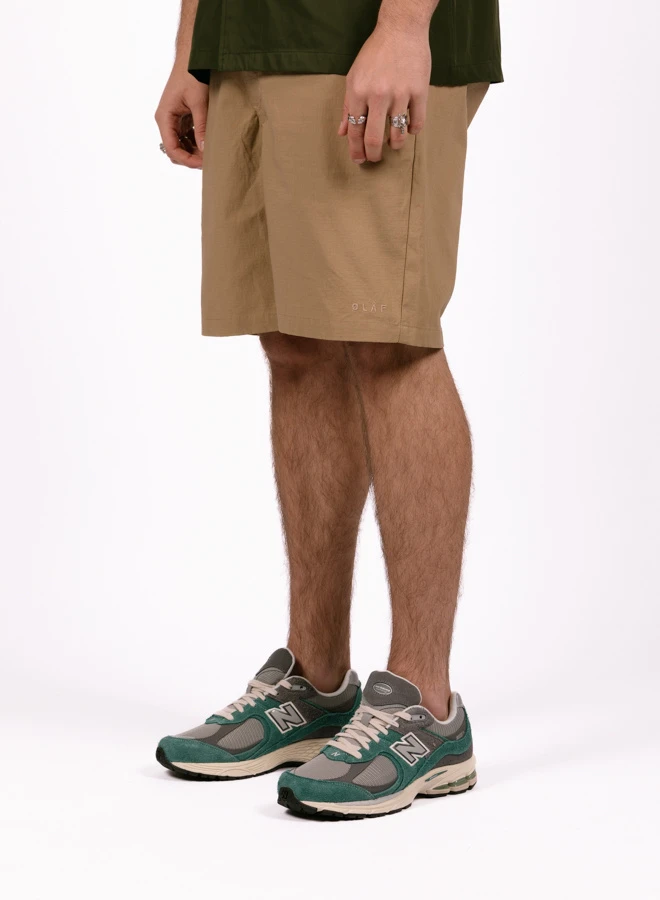 Olaf Hussein Utility Shorts Khaki - Image 2