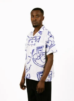 Obey Still Life SS Shirt White Multi