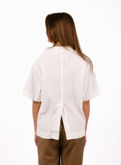 Olaf Hussein WMN Camp Shirt Optical White
