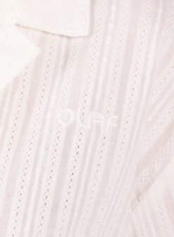 Olaf Hussein WMN Camp Shirt Optical White -Quality Fashion Clothing Store image 742