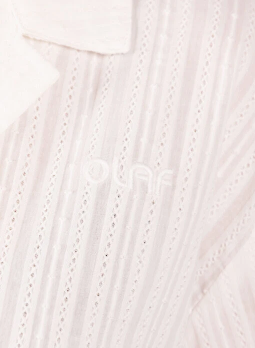 Olaf Hussein WMN Camp Shirt Optical White - Image 4