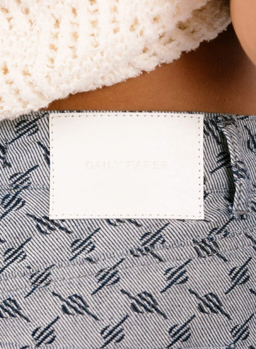 Daily Paper White Blue Avery Meda Jeans - Image 2