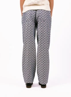 Daily Paper White Blue Avery Meda Jeans -Quality Fashion Clothing Store image 772