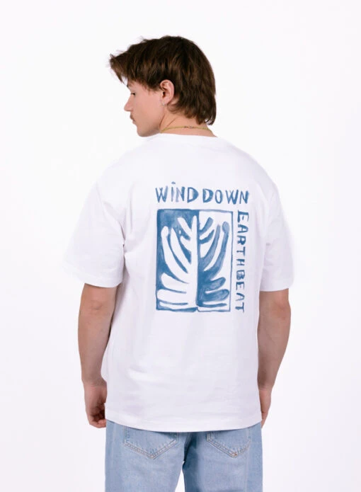 Samsoe Samsoe Sawind Uni T-shirt 11725 White Earth Beat - Image 2