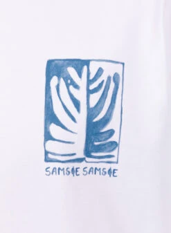 Samsoe Samsoe Sawind Uni T-shirt 11725 White Earth Beat -Quality Fashion Clothing Store image 81