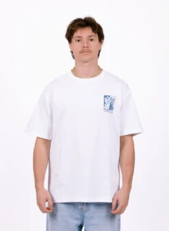 Samsoe Samsoe Sawind Uni T-shirt 11725 White Earth Beat -Quality Fashion Clothing Store image 83