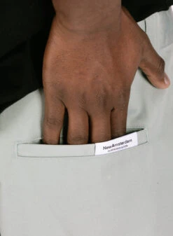 New Amsterdam Surf Association Reworked Trouser Aqua Grey