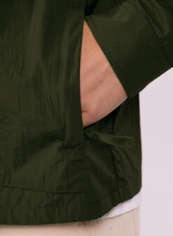 Olaf Hussein Crinkle Nylon Jacket Pewter -Quality Fashion Clothing Store image 959