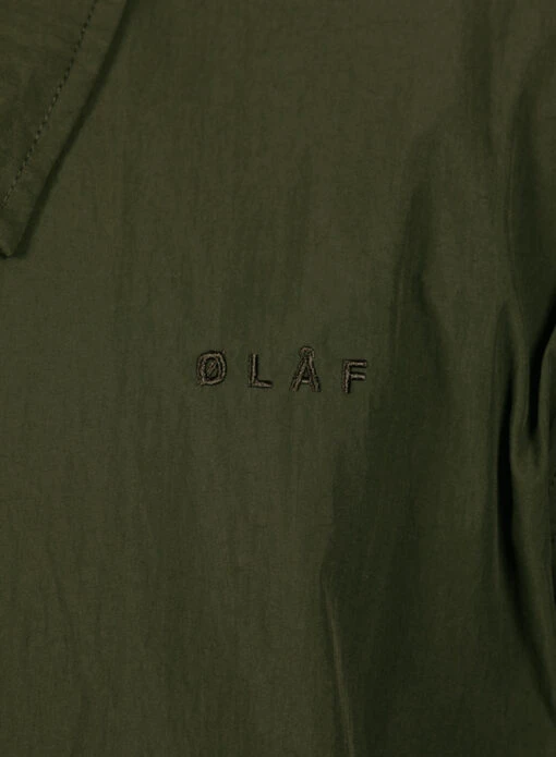 Olaf Hussein Crinkle Nylon Jacket Pewter - Image 7