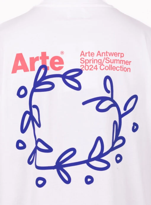 Arte Teo Back Heart T-shirt White