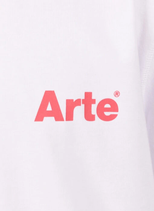 Arte Teo Back Heart T-shirt White - Image 5