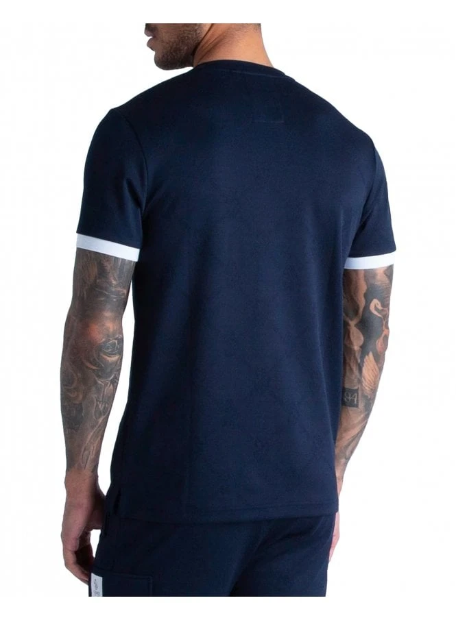 Luke Dempsey T Shirt Dark Navy Dark Navy - Image 4
