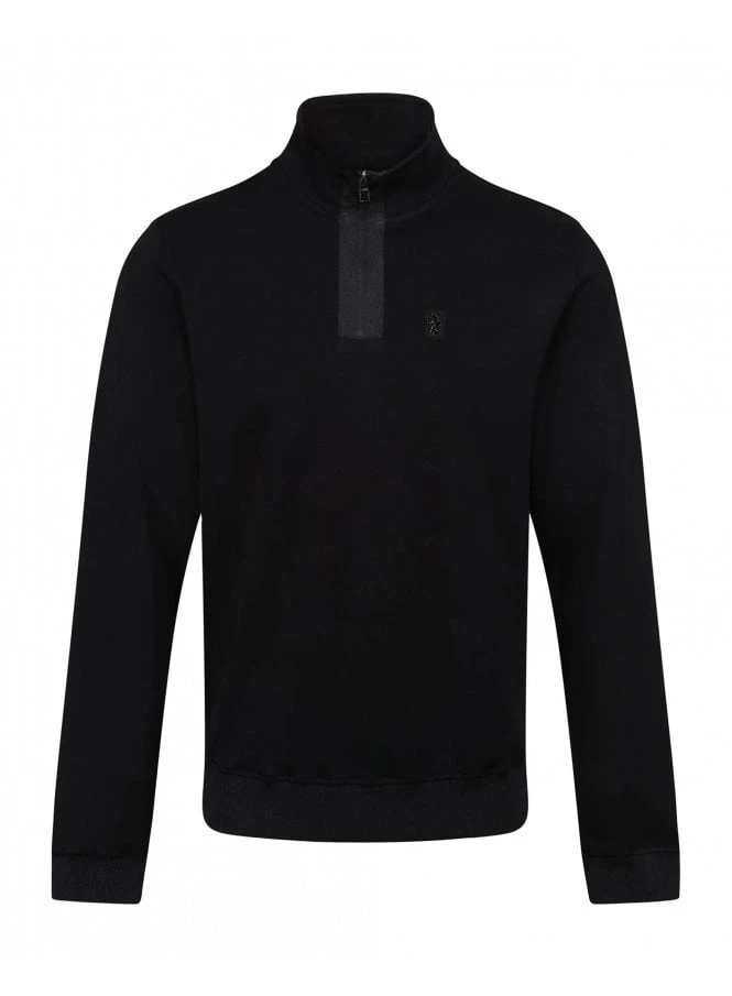 Luke Mainline Full Hardy Zip Sweatshirt Jet Black Jet Black