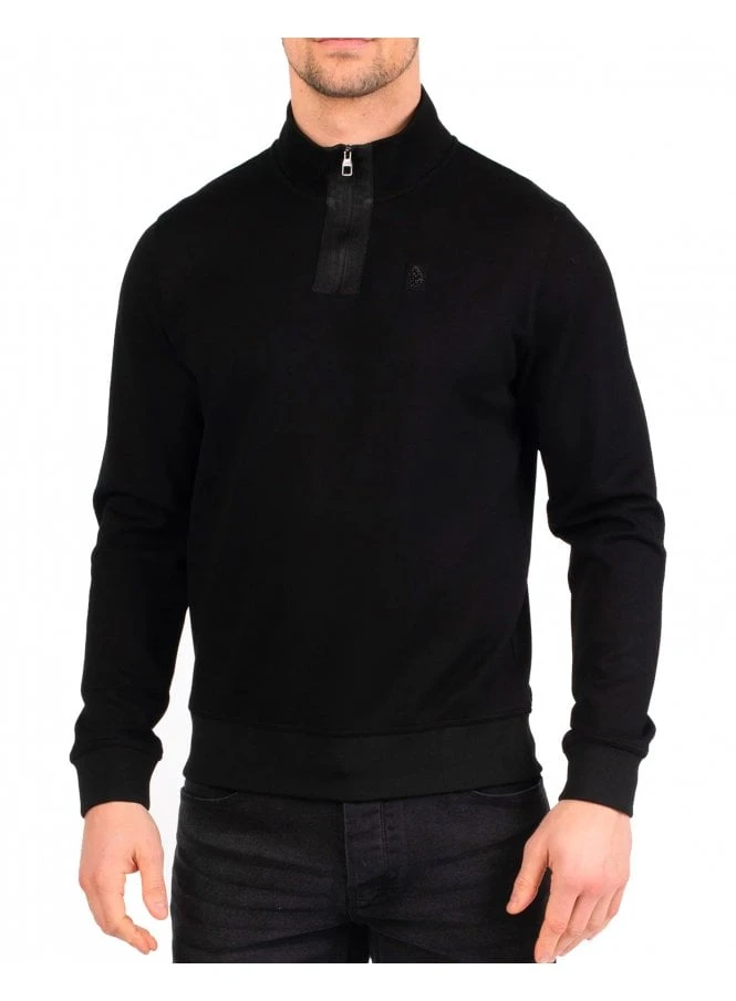 Luke Mainline Full Hardy Zip Sweatshirt Jet Black Jet Black - Image 2