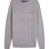 Lyle & Scott Cable Knit Jumper Mid Grey Marl Mid Grey Marl -Quality Fashion Clothing Store lyle scott cable knit jumper mid grey marl p11831 14762 medium