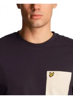Lyle & Scott Contrast Pocket T Shirt Dark Navy Dark Navy -Quality Fashion Clothing Store lyle scott contrast pocket t shirt dark navy p12357 16176 medium