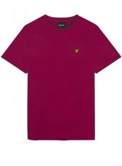 Lyle & Scott Crew Neck T Shirt Rich Burgundy Rich Burgundy