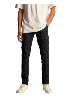 Lyle & Scott Main Road Cargo Trousers Jet Black Jet Black