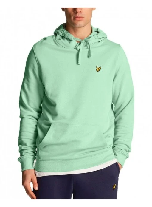 Lyle & Scott Pullover Hoodie Turquoise Shadow Turquoise Shadow