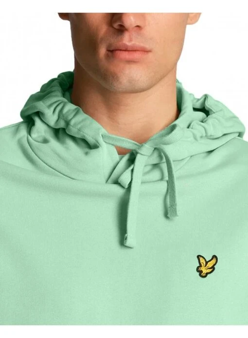 Lyle & Scott Pullover Hoodie Turquoise Shadow Turquoise Shadow - Image 2