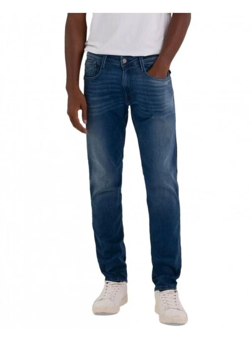 Replay Anbass Slim Jean Blue Blue