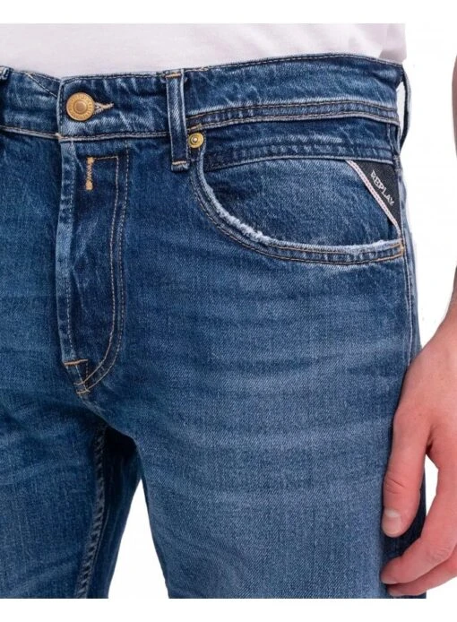 Replay Grover Straight Fit Denim Jeans 009 009 - Image 3