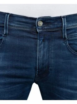 Replay Hyperflex Slim Fit Anbass Clouds Jean - Medium Blue Blue -Quality Fashion Clothing Store replay hyperflex slim fit anbass clouds jean medium blue p9607 10289 medium