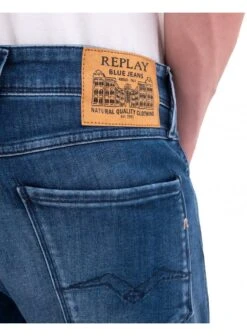 Quality Fashion Clothing Store -Quality Fashion Clothing Store replay power stretch anbass jeans mid blue p12110 15651 medium