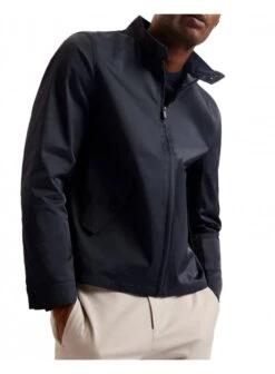 Ted Baker Lehurst Nylon Blend Harrington Jacket Navy Navy
